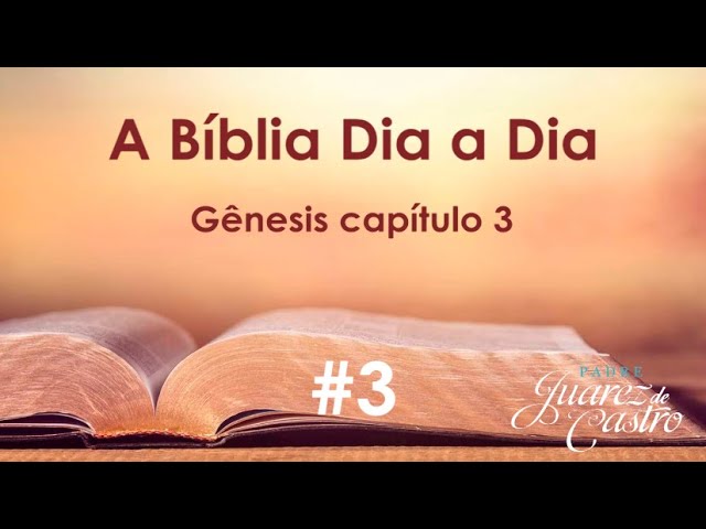 Curso Bíblico #3 - Gênesis Capítulo 3 - O Pecado Original - Padre Juarez de Castro