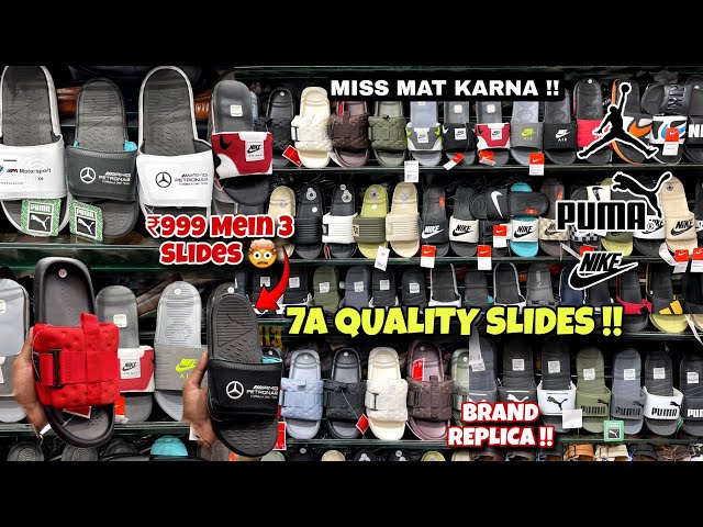 7a Quality Articles 😱| First Copy Flip Flops & Slides Just ₹299 | Branded MasterCopy Shoes In Mumbai