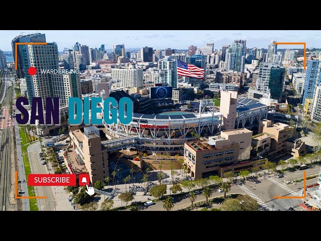 San Diego USA Cinematic Drone Footage | 3d world explorer