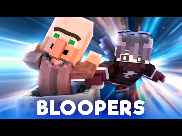 Rise of the Pillagers: BLOOPERS - Alex and Steve Adventures (Minecraft Animation)