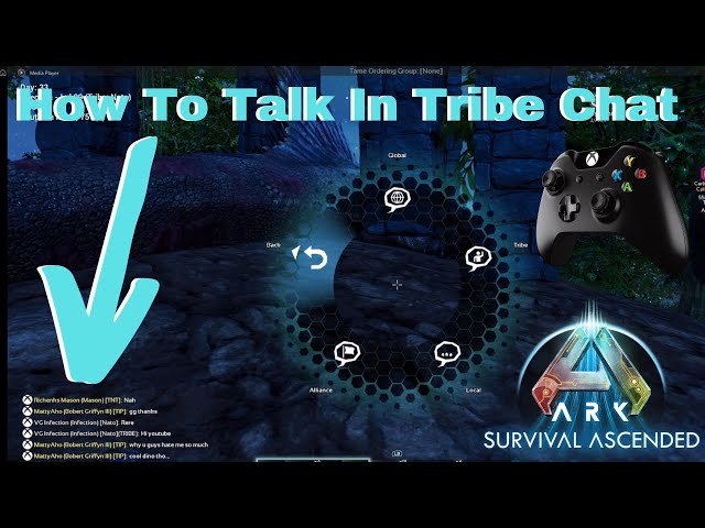 How To Talk In Tribe Chat, Alliance Chat And Global Chat In Ark Survival Ascended On Xbox Console