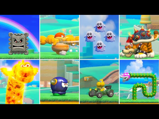 Super Mario Maker 2 | All Super Mario 3D World Bosses & Enemies