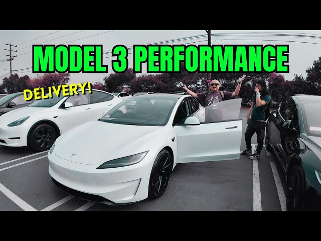 2024 TESLA MODEL 3 PERFORMANCE DELIVERY!