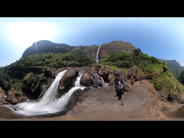 ! nanemachi Waterfall | 360 | Colours of Maharashtra