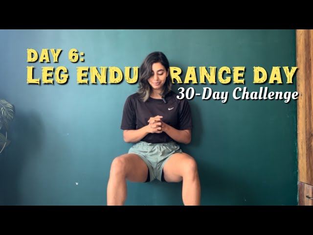 🔥 Leg Endurance Challenge - Build Strength & Stamina | Nisha Mishra