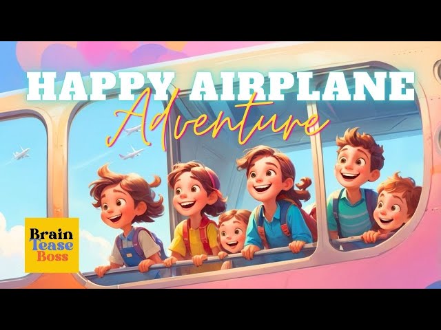 Airplane Adventure - Fun Kids Song | Airplane Song for Children