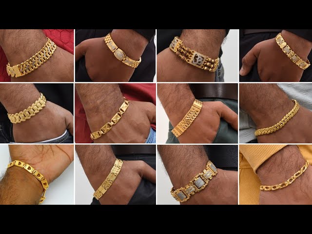 Latest 22k Gold Bracelet Design for Men || Bracelet Design 2024