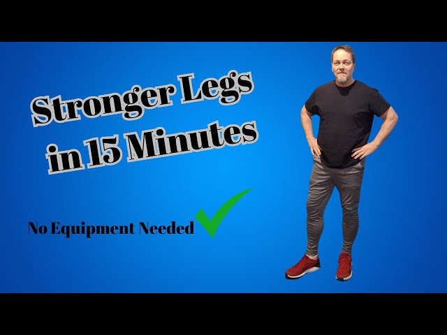 15-Minute Leg Workout to Prevent Falls – For Men & Women Over 50!