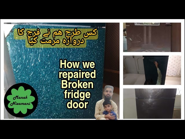 How to repair glass door of a fridge || Dawlance Refrigerator 9191WB