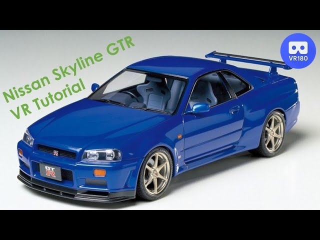 Nissan Skyline R34 - Tamiya 1/24 - DIY 3D VR180 Tutorial