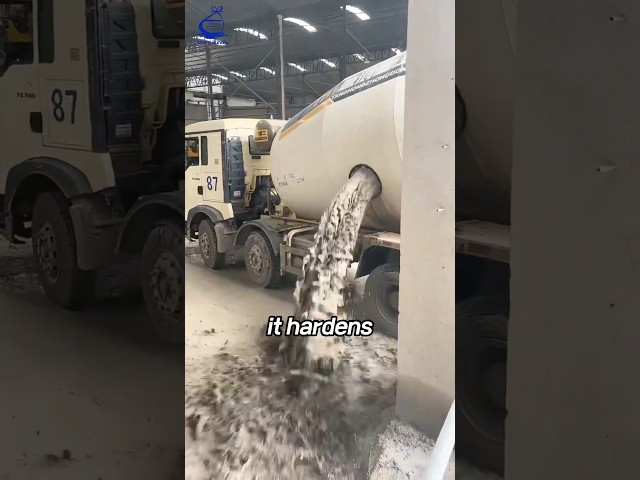 How to remove hardened concrete in Mixer Truck⚒️