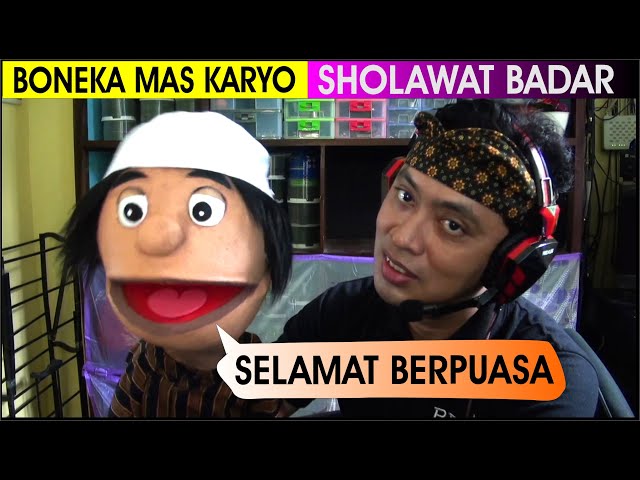 Boneka Nyanyi Sholawat Badar (Boneka Jawa Mas Karyo)