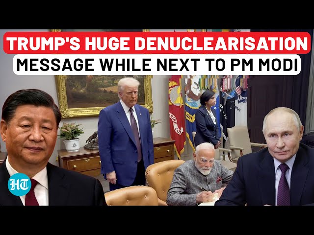 Trump Reveals Denuclearisation Plan On Russia, China Amid PM Modi Meeting| USA| India| Ukraine War