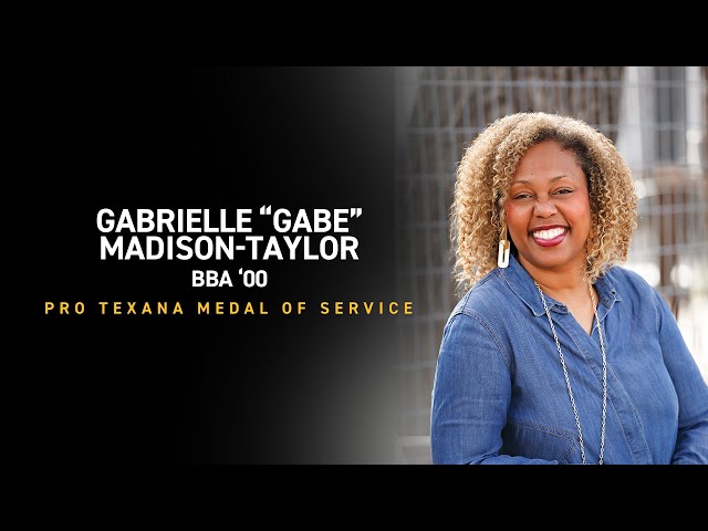 2024 Baylor University Pro Texana Medal of Service: Gabrielle “Gabe” Madison-Taylor