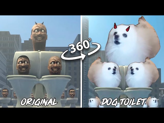 Skibidi Toilet vs Skibidi Dog Toilet 11 | 360º VR