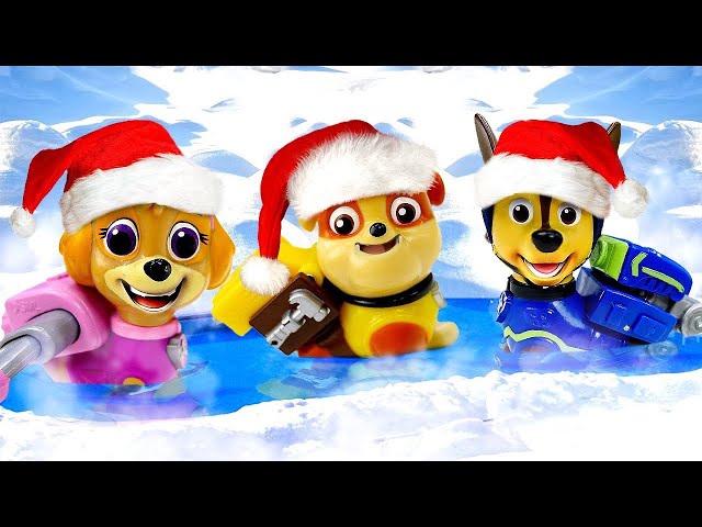 Video for kids | Paw Patrol toys are ready for Christmas | Skye ate all tangerines