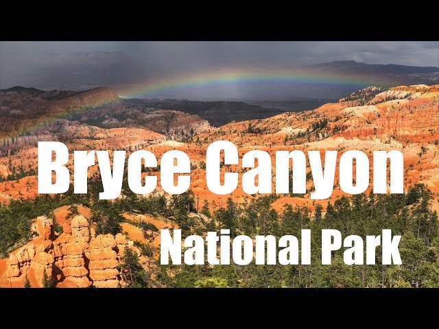 Bryce Canyon National Park in the Rain 🌧 Rainbow 🌈