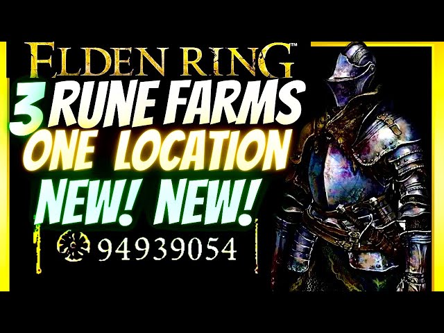 Elden Ring | 500k Rune Farm Exploit 3 Total New! Patch 1.8