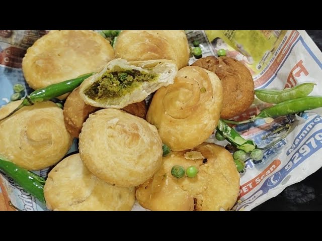 सर्दीयो में बनाये गरमागरम हरे मटर की बजार जैसा खस्ता कचोरी | Matar Kachori Recipe | matar kachori