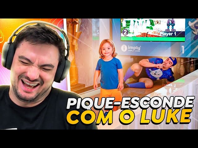 BRINCANDO DE PIQUE-ESCONDE COM O LUKE