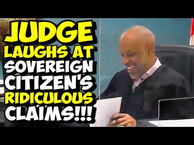 Judge And Prosecutor Laugh At SOVEREIGN CITIZEN'S Ridiculous Claims!!!