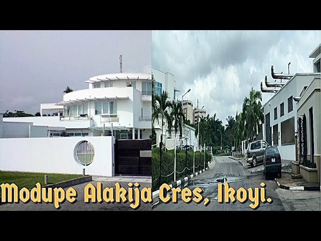 Lagos drive Ikoyi, Modupe Alakija Crescent | HD