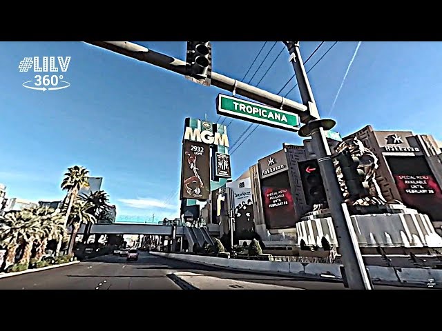 The ENTIRE Las Vegas Strip Cruise to Downtown 2018 (4k) VR360