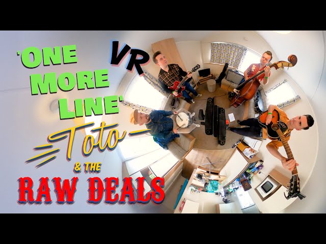 'One More Line' TOTO & THE RAW DEALS (Hemsby Rock n Roll Weekender, VR 360°) BOPFLIX sessions