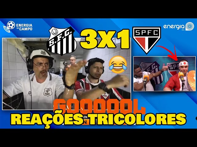 REAÇÕES ENERGIA 97 - SANTOS 3x1 SÃO PAULO - CAMPEONATO PAULISTA.