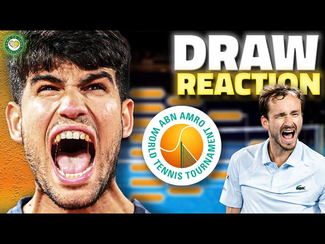 Alcaraz & Medvedev RETURN! | Rotterdam Open 2025 | Draw Preview & Predictions