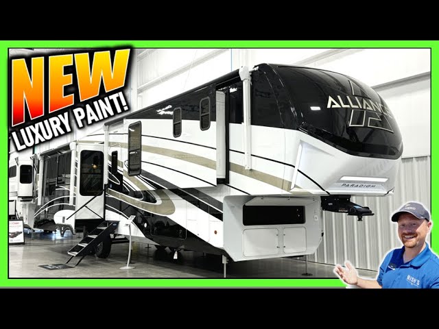 GORGEOUS New RV Paint + Bath & ½! 2025 Alliance Paradigm 382RK Luxry Fifth Wheel