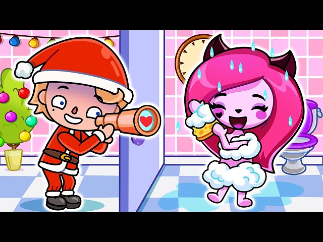 Santa is a crazy stalker?! 😳 Pinky's worst nightmare ever!