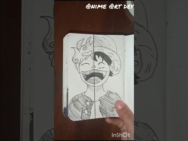 (ASMR) drawings luffy 🤯👽#asmr #satisfying #sketch