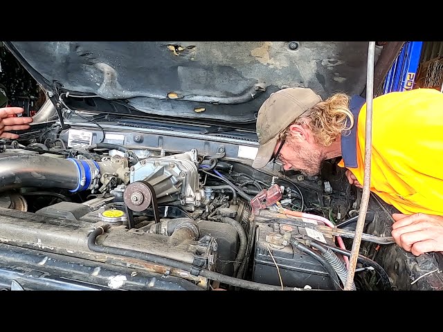 M90 Supercharged 1uz Prado wiring and sorting stuff