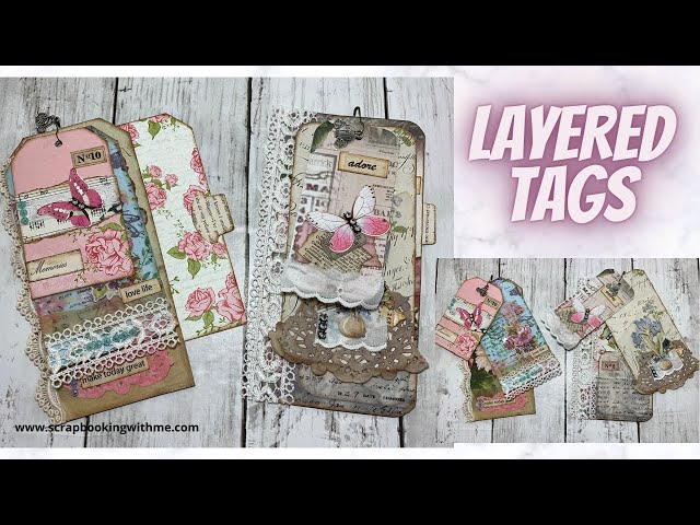 LAYERED TAGS WITH HIDDEN POCKETS & CHARMS FOR OUR JOURNALS