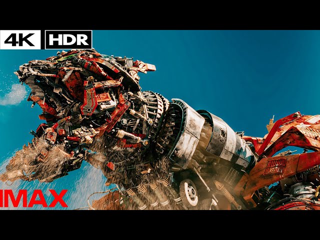 Transformers 2 : Revenge Of The Fallen - Devastator ALL Scenes (IMAX) 4k HDR