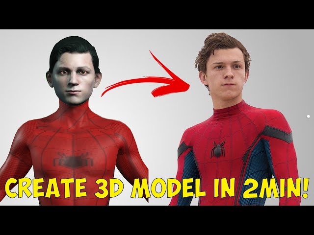 Create Spiderman Model in 2 min! *Easy Tutorial*