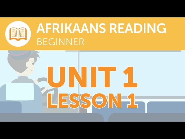 Afrikaans Reading for Beginners - What Does that Afrikaans Signal Say?