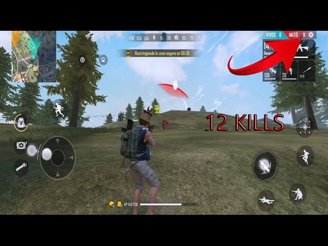 JUEGO FREE FIRE EN CLASIFICATORIA POR PRIMERA VEZ Y PASA ESTO *12 KILLS* | Sebaswarplay