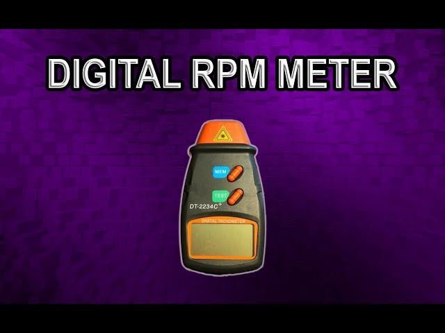 Laser Tachometer on a Budget 10$ - How to Measure RPM, What's Inside