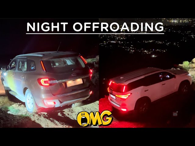 NIGHT OFFROAD TRAIL IN FORTUNER 3.0 & ENDEAVOUR 3.2 || EXTREME OFFROAD || WILD BROTHERS 🤯