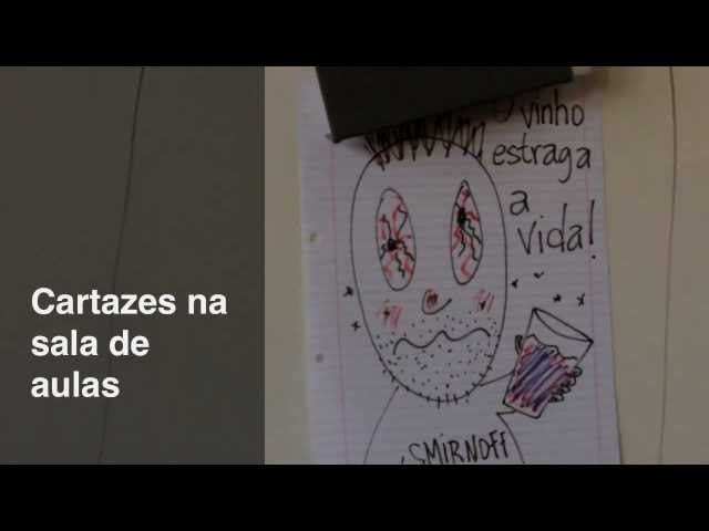 Cartazes na sala de aulas