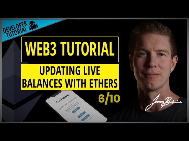 Web3 Tutorial - 6. Updating Live Balances