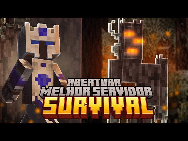 ABERTURA DO MELHOR SERVIDOR SURVIVAL BR  🏆JOGANDO COM INSCRITOS 💥 #minecraft