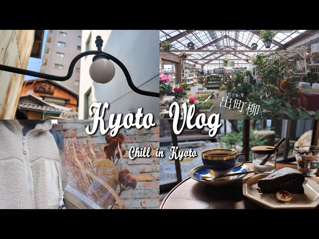 〔京都vlog〕おすすめのお花屋さんとドライフラワーショップ｜新オープン古民家カフェ｜出町柳エリア