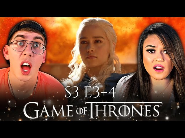 DRACARYS! 🔥 GAME OF THRONES [REACTION] [3 x 3] [3 x 4] First Time Watching |GOT REACTION|