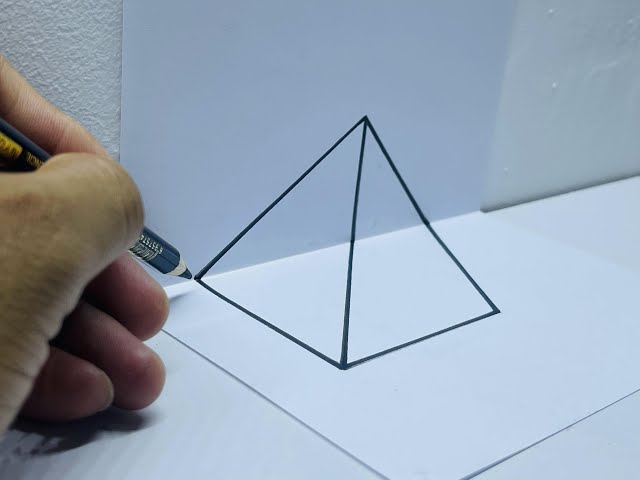 easy draw 3d on paper for beginners, how to draw 3D