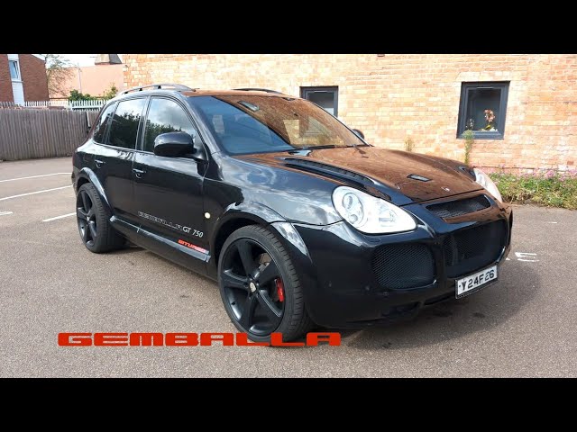 Porsche Cayenne Gemballa gt750 Aero 3 Biturbo loud acceleration