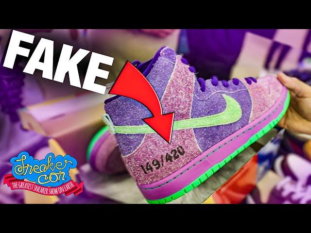 EXPOSING FAKE $5000 Shoes at Sneaker Con