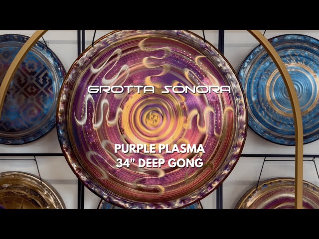 Grotta Sonora - 34"/85cm Purple Plasma Deep Gong C 65.7 Hz